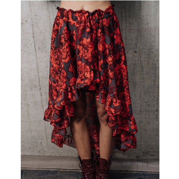 Maison Revolt "Dolly" Chiffon Ruffle Skirt – Tropical Paradise Collection (2019 - Picture 1 of 5